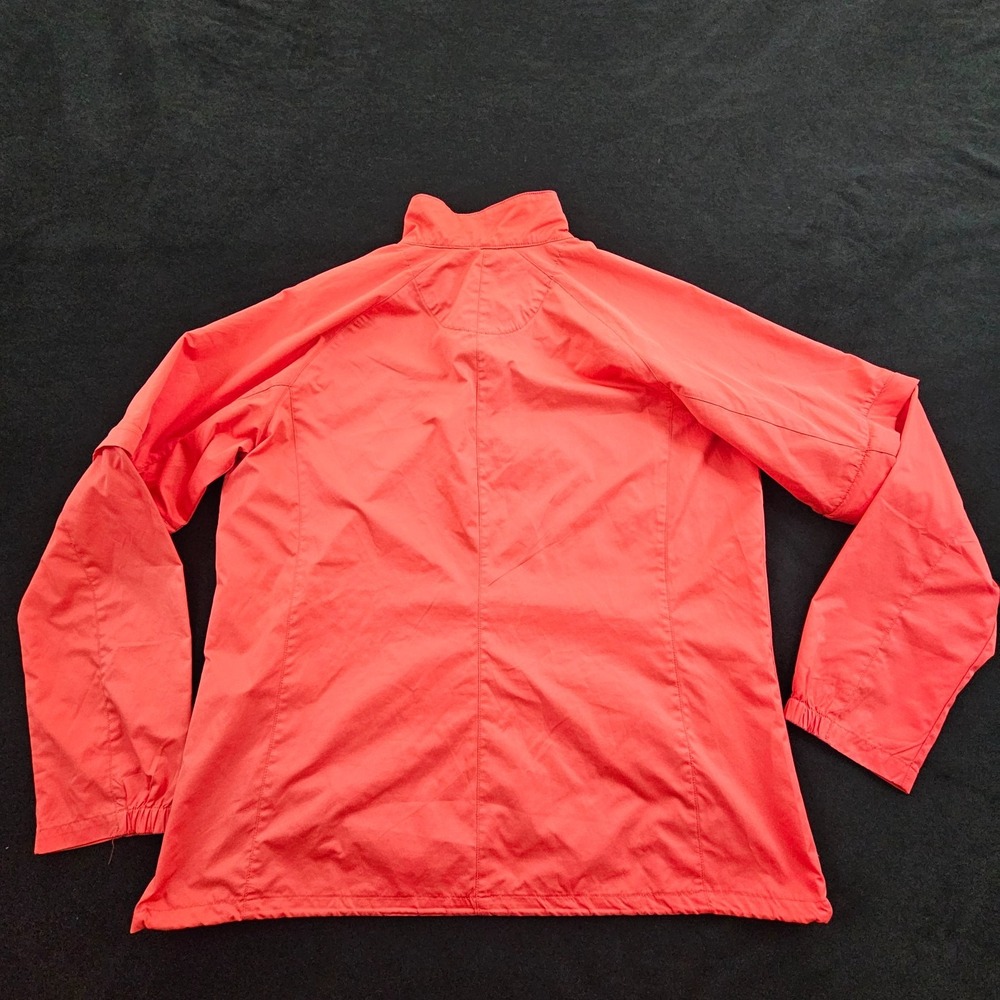 Nike Golf Clima-Fit Ballen Isles Red 1/4 Zip Rain Jacket Wome's XL - Picture 2 of 13